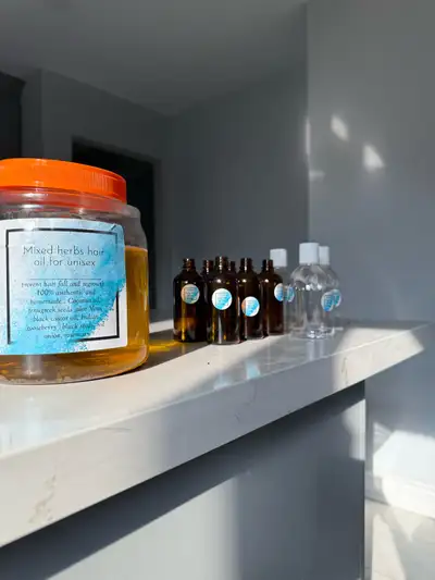 Mixed herbs hair oil for unisex( Oakville), View more
