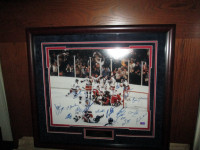 1980 Team U.S.A. Olympic Gold Medal Champs Signed Framed 16x20