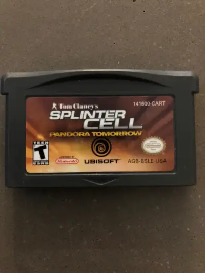 Splinter Cell Pandora Tomorrow Nintendo Gameboy Advance , View more