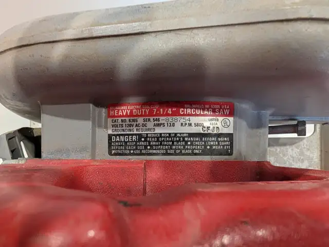 7-1/4" Circular Saw MILWAUKEE63235120384769122