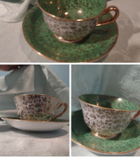 Extremely Rare  Phoenix  Bone  China Teacup & Saucer 