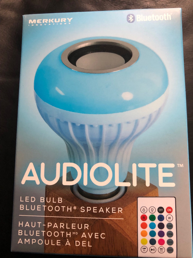 AUDIOLITE  LED Bluetooth Speaker  in Speakers in Oakville / Halton Region