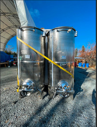 Wine tanks - variable capacity 1500L