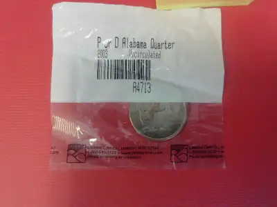 Alabama 2003 Quarter Coin P or D Uncirculated $1 The 2003 Alabama State Quarter is part of the 50 St...