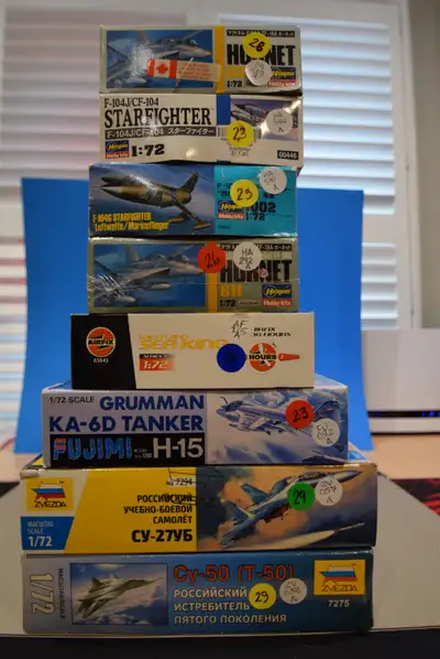 Model kits for sale- 1:72 PLEASE READ THIS ENTIRE AD BEFORE CONTACTING ME- Thank You for your intere...