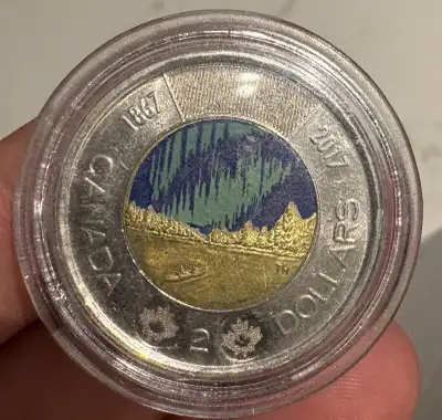 Selling 2 Canadian dollars of Northern Lights, View more