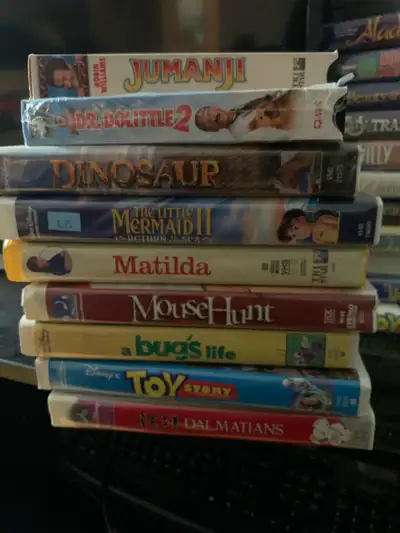 Several Disney Vhs movies, Ake an offer, moving so I must sell as much as possible-i will be posting...