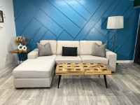Light Grey Sectional - DELIVERY AVAILABLE