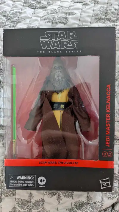 Star Wars: The Acolyte Jedi Master Kelnacca Black Series figure, View more