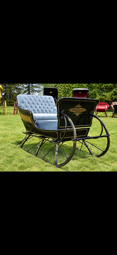 Antique Horse-Drawn Sleigh – Beautifully Restored, View more
