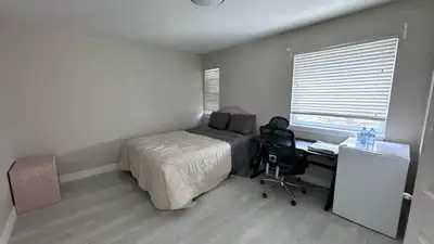 Private furnished room in a quiet, clean home in Richmond. Bright room with two windows, great natur...