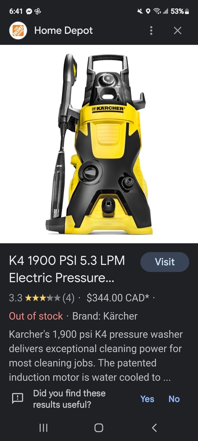 Karcher Pressure Washer Other Edmonton Kijiji