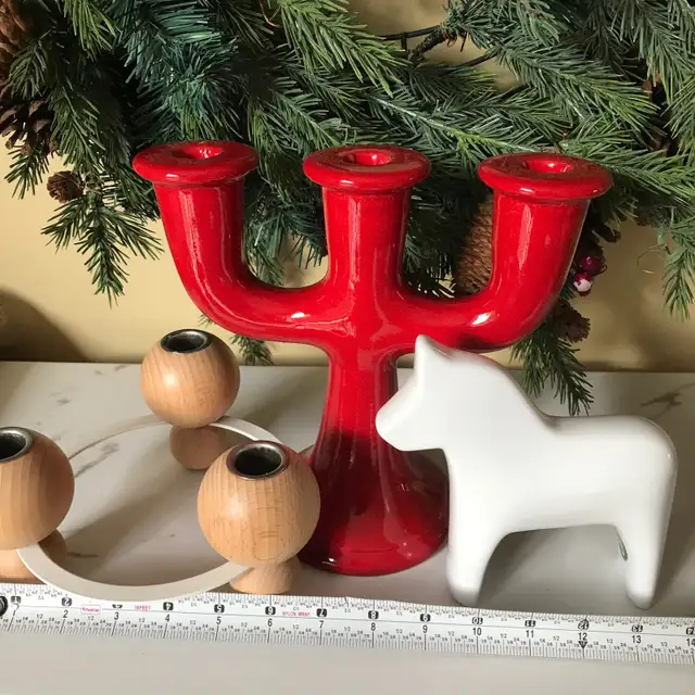 IKEA Dala Horse & Swedish Christmas Candelabras in Holiday, Event & Seasonal in Ottawa - Image 11