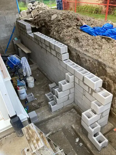 Blocks mansory underpinning shoring, View more