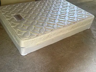 Double mattress for sale with box spring  - $25 pick up only , View more