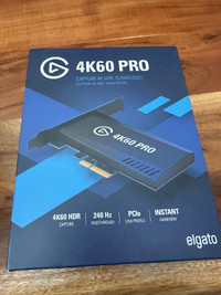Elgato 4k60 pro video capture card 
