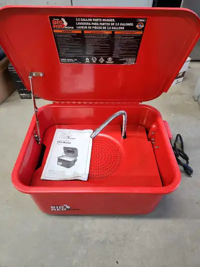 Like new 3.5 gallon parts washer. I have a bigger floor model so this one never gets used. $100 obo....