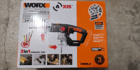 NEW WORX CORDLESS 20V AXIS  2 IN 1 RECIPROCATING SAW & JIG SAW