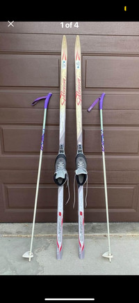 NNN Cross Country Ski Set: Boots Size  (7-8 ladies) (6-7 men)