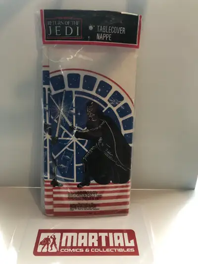 For sale: Star Wars Return of the Jedi 1983 Table Cloth, Table Cover. Still in it’s original packagi...
