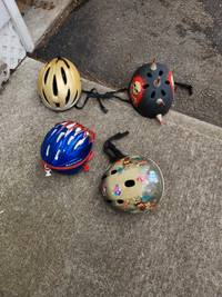 Free kids and adults bike helmets