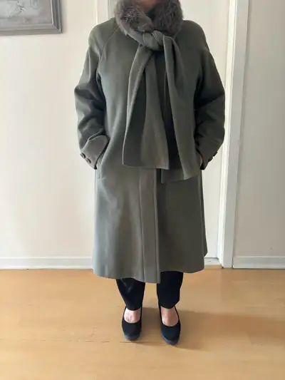 Women’s wool/cashmere coat -GIULIANA - manteau pour femme, View more