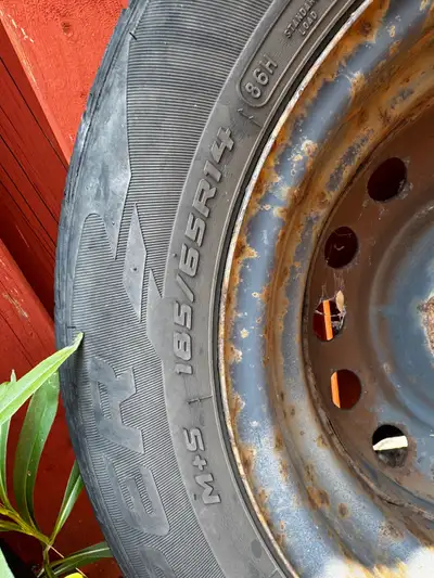 Used for two seasons. All season tires. Decent condition. Rims could use a paint job for better colo...