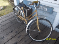 1963 CCM Classic Coaster style Ladies Bicycle with Basket