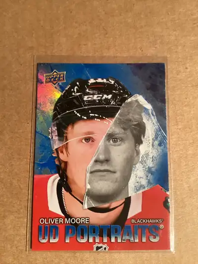 2025-26 UD Portraits Oliver Moore #P-36