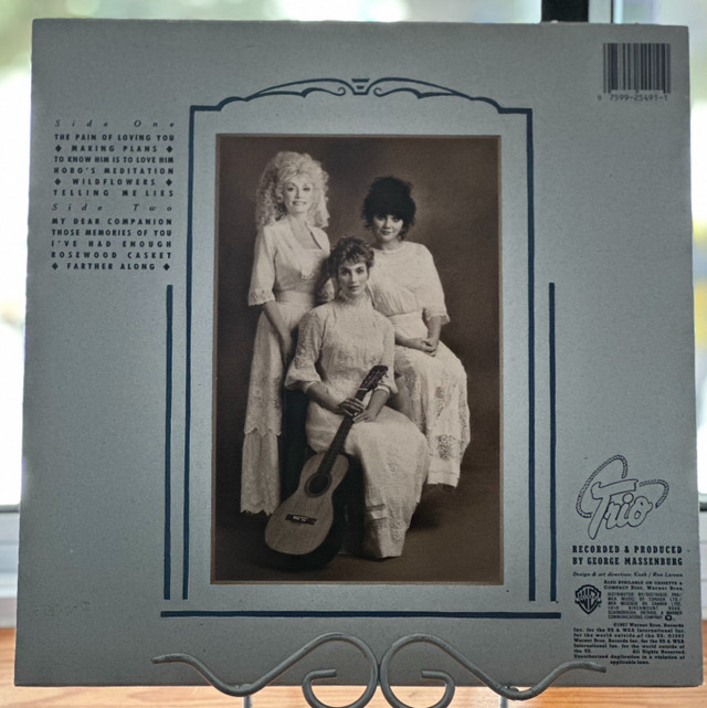 Dolly Parton-Linda Ronstadt-Emmylou Harris-TRIO-Warner-#-9254911 in Arts & Collectibles in City of Toronto - Image 4