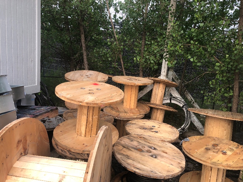 Wooden reels Patio & Garden Furniture Ottawa Kijiji