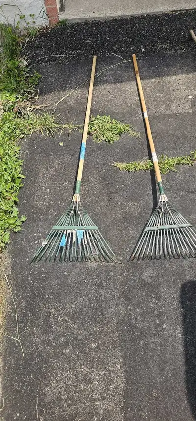 Steel Leaf Rakes NEW ! $10 heavy-duty, View more