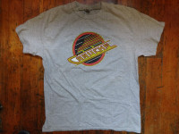 Vintage T-shirt with Vancouver Canucks "Skate logo" with Bud