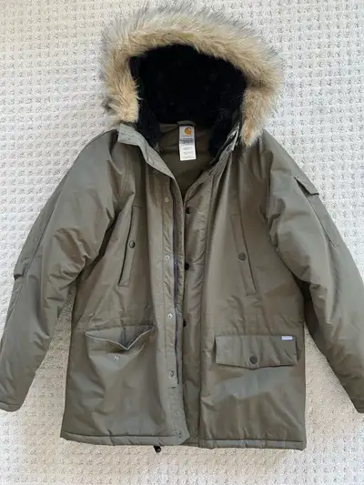 Carhartt Parka coat size L, View more