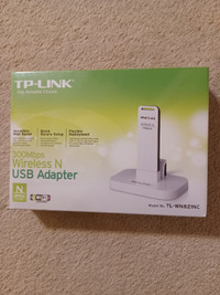 TP- Link 300 MBPS wireless USb adapter, mouse pads with 4  usb