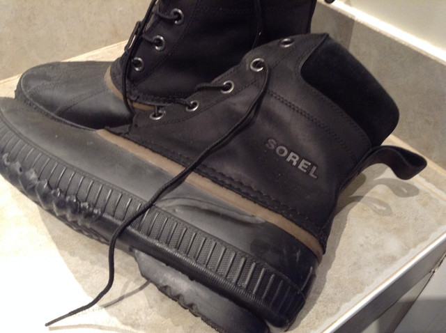Sorel men's Cheyanne lace full grain waterproof duck boots sz 12 in Men's Shoes in Oshawa / Durham Region - Image 3