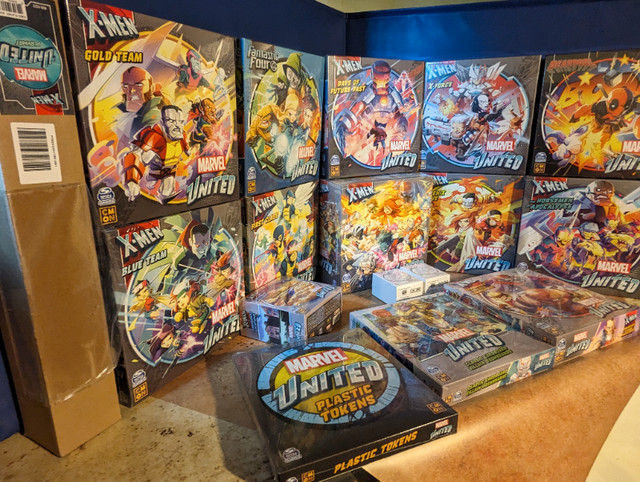 Marvel United & X-Men Kickstarters Comp + Extras CMON in Toys & Games in Red Deer - Image 2