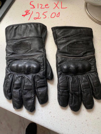 Mens Harley Davidson motorcycle fall gloves
