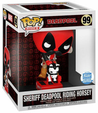 Funko POP Sheriff Deadpool Riding Horsey Funko Exclusive