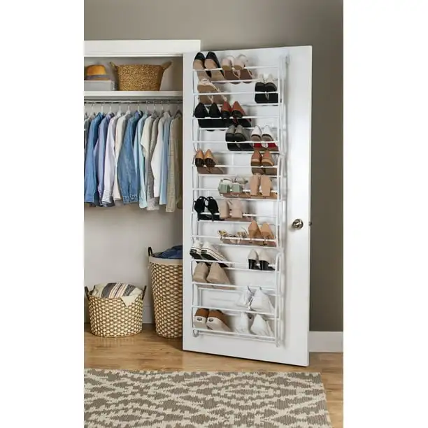 Door Shoe Rack - Storage Organizer (36 pairs)