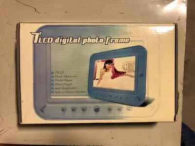 New 7" LCD Digital Photo Frame, Music and Movie Player, View more
