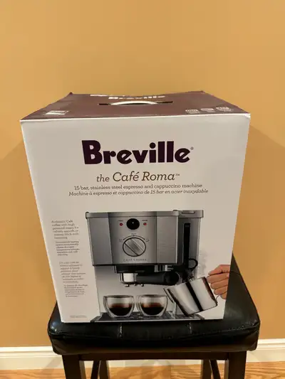 Breville the Cafe Roma pump expresso machine Great machine, used once and decided to upgrade to the...