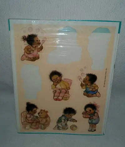 1996 Hallmark Stickers Mary Hamilton Boy Girl African American, View more