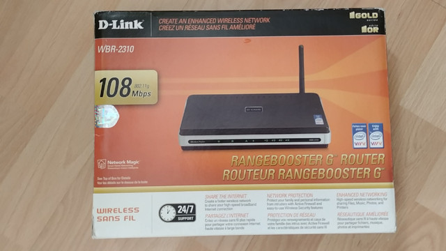 D-Link G WBR-2310 WiFi Router for sale in Networking in Markham / York Region