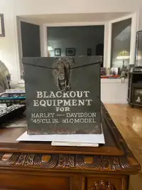 45 Harley Davidson, Blackout Box.
