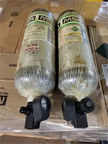 Aluminum MSA Air Tank and Valve, View more