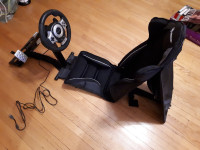 Subsonic video game steering wheel controller