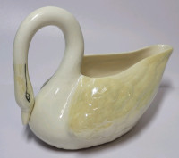 Vintage Belleek Ireland swan creamer