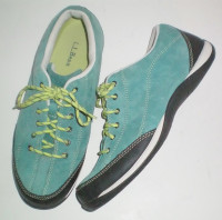 L.L.Bean Women’s Sz 8 Green Suede Walking Shoes