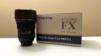 Tokina AT-X Pro SD 16-28 F2.8 (IF) FX NIKON Mount